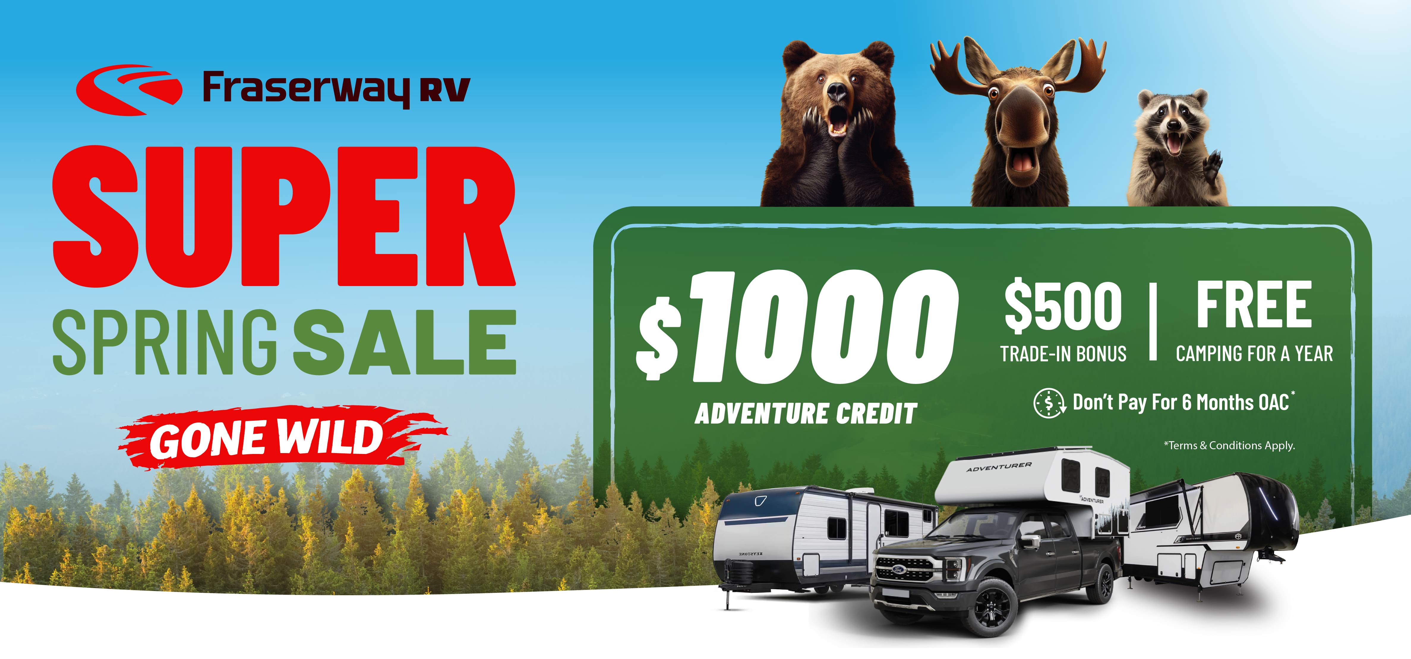 Super Spring Sale 2026, Fraserway RV